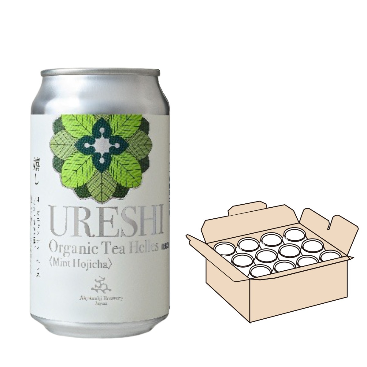 おちゃ URESHI[うれし] オーガニックTea Helles〈Mint Hojicha〉（350ml