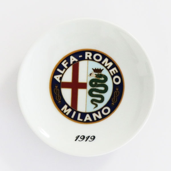 『アルファロメオ』歴代エンブレム有田焼 豆皿　8種 歴代エンブレム有田焼 豆皿(1919年エンブレム) | すべての商品