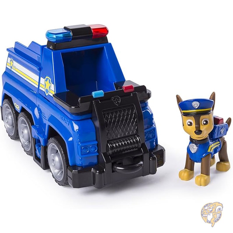 パウ・パトロール Paw Patrol アルティメット レスキュー チェイスのアルティメット レスキュー ポリス クルーザー リフティングシート&折りたたみ式バリケード付き パウパト チェイス おもちゃ