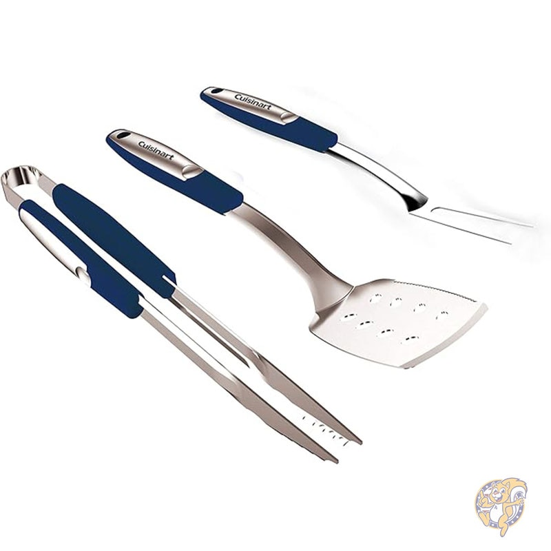 3ピース グリルツールセット CGS-233NA ネイビー Cuisinart クイジナート