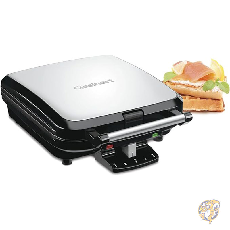 4スライス ベルギーワッフルメーカー ステンレススチール シルバー WAF-150C Cuisinart クイジナート