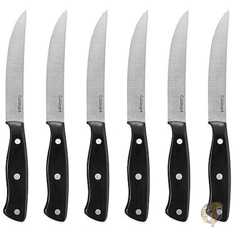 ステーキナイフセット クラシック 6ピース トリプルリベット (1) Cuisinart クイジナート