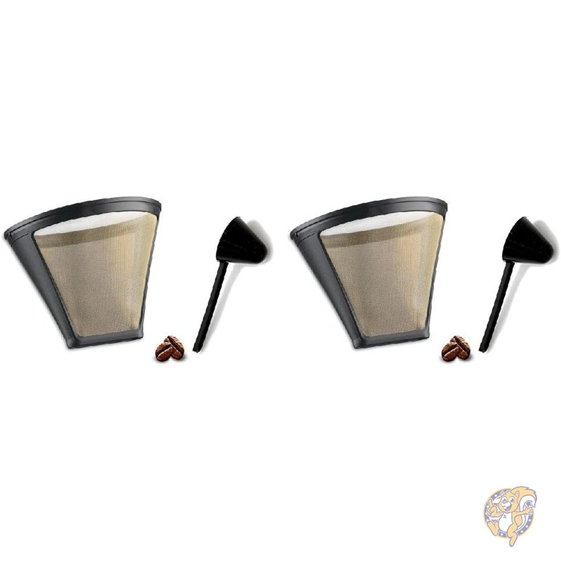 交換用パーマネントコーヒーフィルター GTF-4 ゴールドトーンフィルター DCC-450 コーヒーメーカー用 大型コーヒースクープ付き Cuisinart クイジナート