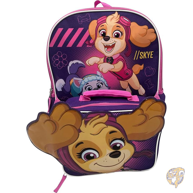 パウパトロール スカイ キッズライセンス POP-OUT 40cm バックパック ランチボックス コンボセット (パウ・パトロール ガール) Fast Forward ファストフォワード