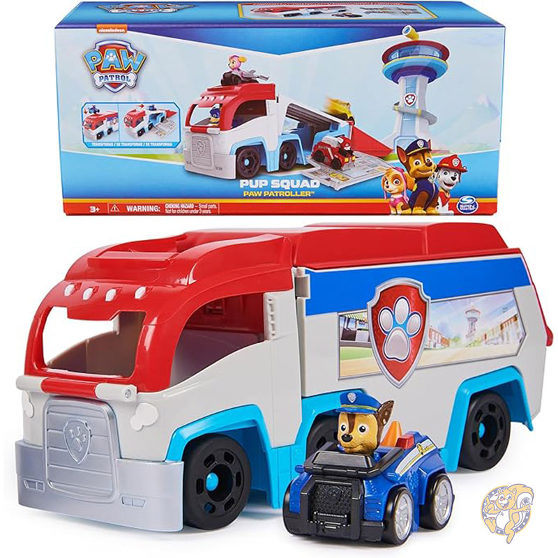 パウ・パトロール Paw Patrol パップ・スクワッド・パトロールチーム車両 車付きおもちゃ トラック チェイス マーシャル スカイ