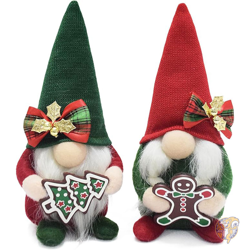 クリスマス ノーム ぬいぐるみ ジンジャーブレッド付き ハンドメイド クリスマス トムテ スウェーデン 北欧 ノーム 置物 ナビダッド エルフ ギフト ノエル オーナメント 装飾 Attiigny アティニー