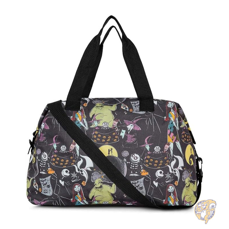 ディズニー Disney トートバッグ ダッフルバッグ ナイトメアー ミッキーマウス フレンズ 全面フェイスプリント ウィークエンダー 旅行カバン・ビフォア・クリスマス