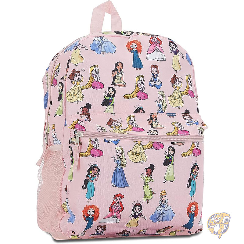 ディズニー Disney プリンセス 全面プリント バックパック スタンダード 子供用リュック キッズバッグ