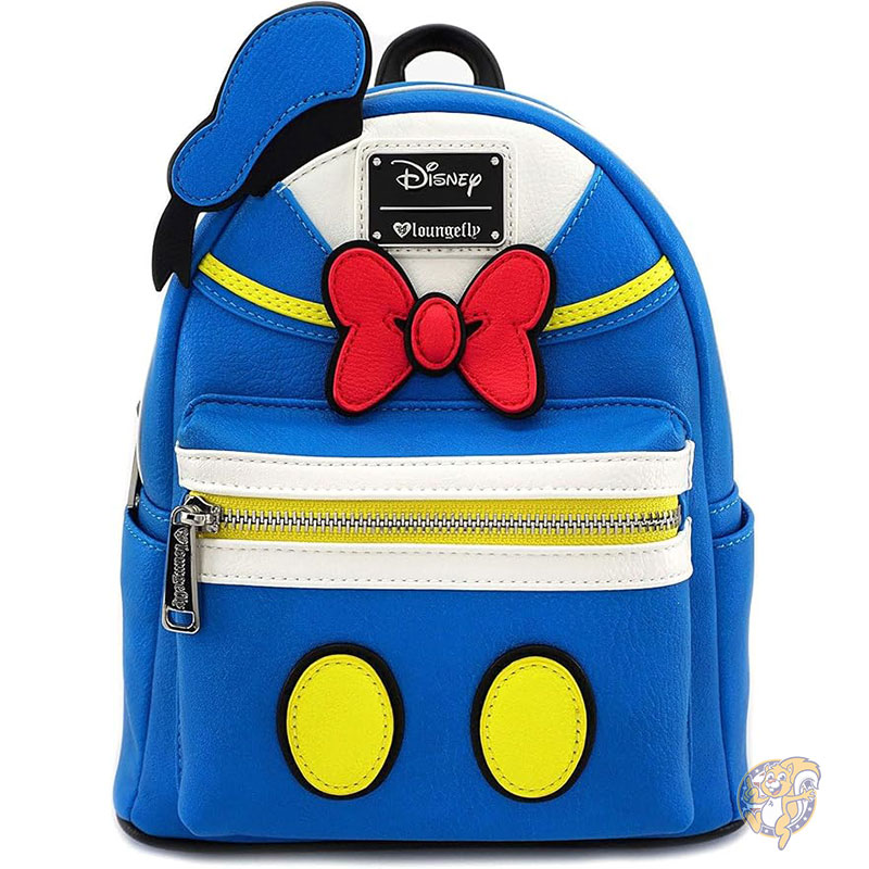 ディズニー ドナルドダック フェイクレザー ミニバックパック 子供用リュック スタンダード ラウンジフライ Loungefly