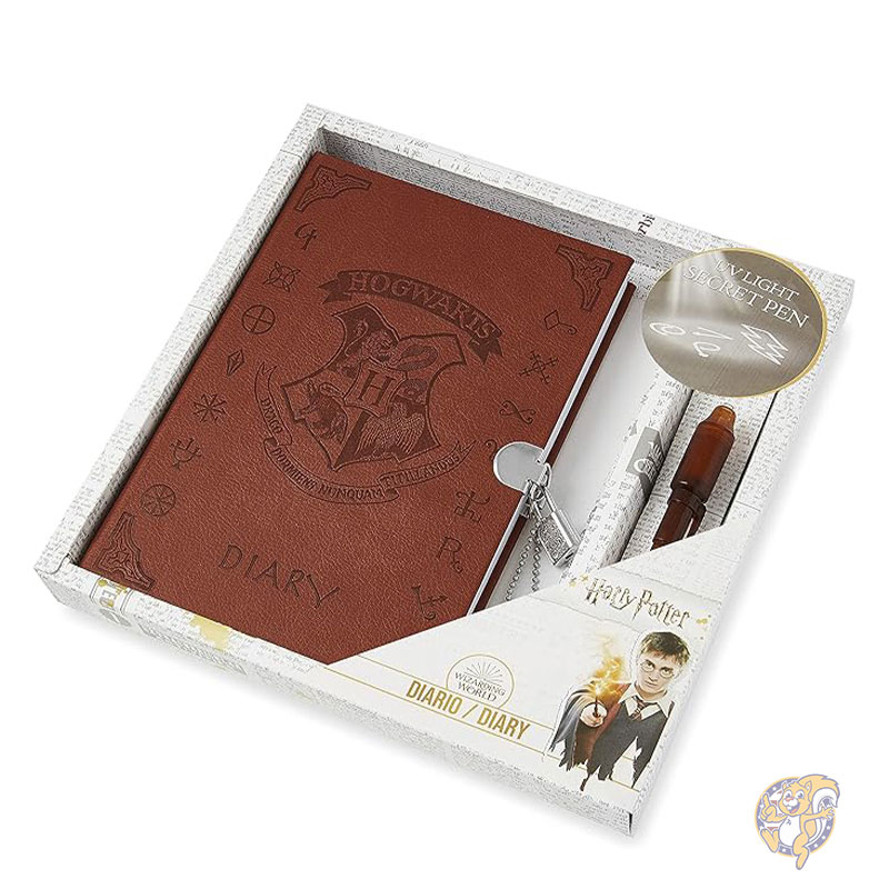 Harry Potter ハリー・ポッター 秘密の日記 鍵 カギ 目に見えないインクのペンが付いた魔法の楽しい日記 毎日の書き込みに最適 日記帳 ノート