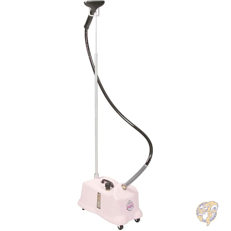 スチームアイロン 衣類スチーム 衣類スチーマー プラスチックスチームヘッド付き ピンクシリーズ 120ボルト ジフィー Jiffy Steamer