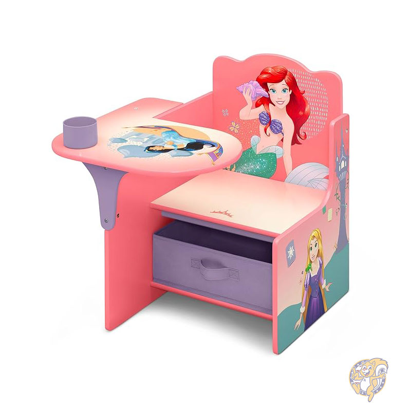 ディズニープリンセス 子供用チェアデスク 収納ボックス付き キッズ