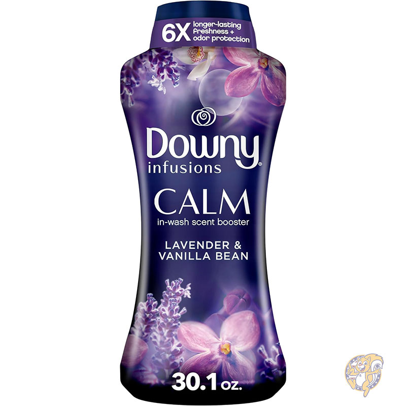 ダウニー Downy セントブースター 衣類消臭剤 インフュージョン インウォッシュランドリー香りブースタービーズ CALM 心地よいラベンダーとバニラビーンの香り 洗濯製剤 30.1オンス 853g