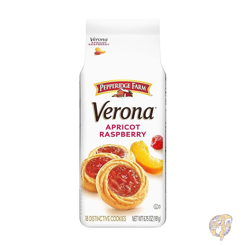クッキー お菓子 ヴェローナ アプリコット ラズベリークッキー 6.75オンス 袋 191g ペパリッジファーム Pepperidge Farm