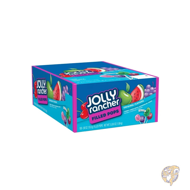 ジョリーランチャー Jolly Rancher  フルーツチューロリポップ 15.8g バラエティ 100個入り  個包装  まとめ買い お配り 業務用 ばらまき プチギフト 誕生日 景品