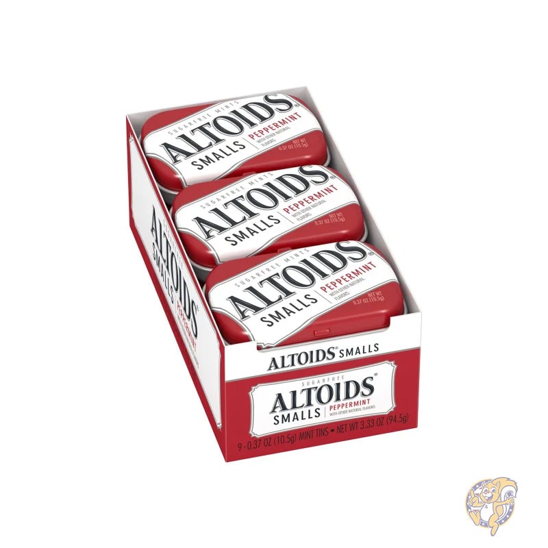アルトイド Altoids スモールズ ブレスミント シュガーフリー ペパーミント 10.4g 9 個入り お菓子 個包装  まとめ買い 大量 業務用
