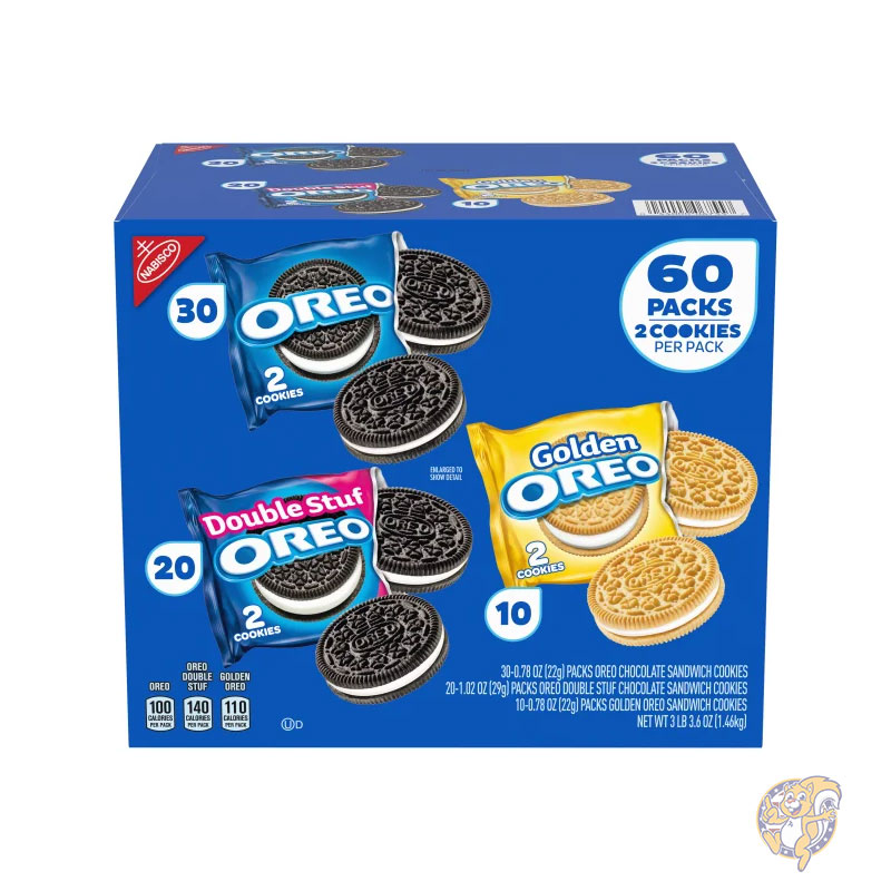 オレオ Oreo クッキー バラエティパック 60枚入り お菓子  個包装 小袋 小分け まとめ買い 大量 業務用