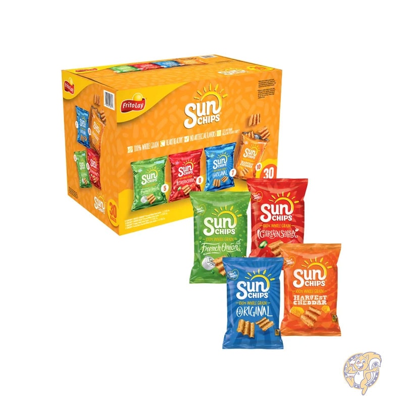 サンチップス SunChips ホールグレイン バラエティ42.5g 30 個入り お菓子 個包装 小袋 小分け まとめ買い 大量