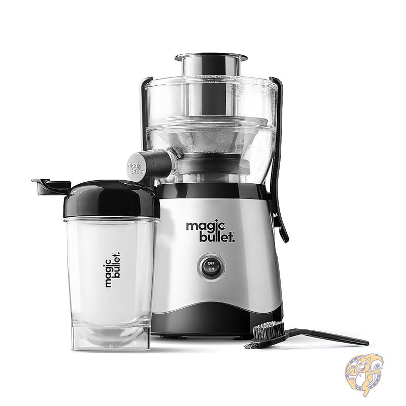 ジュースマシン ミニジューサー カップ付き ブラック＆シルバー Magic Bullet マジック ブレット