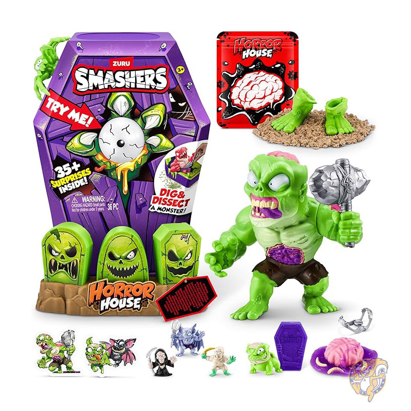 メガ ホラーハウス Mega Horror House (グリーン) by ZURU インタラクティブ玩具 子供用おもちゃ ティーン向けのコレクション玩具 ZURU SMASHERS ズル by スマッシャーズ