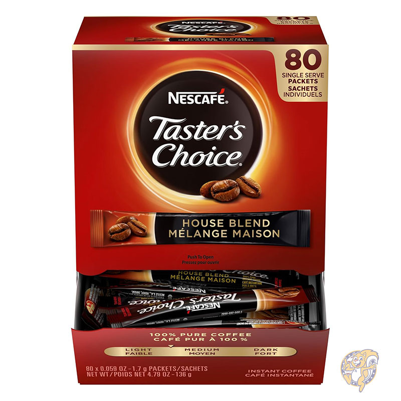 ネスカフェ NESCAFE インスタントコーヒー パック テイスターズチョイス ライトロースト 1.7g シングル (80 パック)