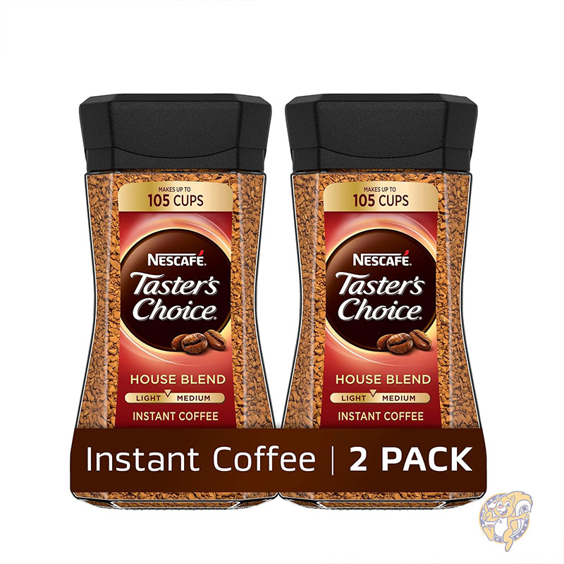ネスカフェ NESCAFE テイスターズチョイス インスタントコーヒー ライトミディアムロースト ハウスブレンド 2瓶（各7オンス 約200g）
