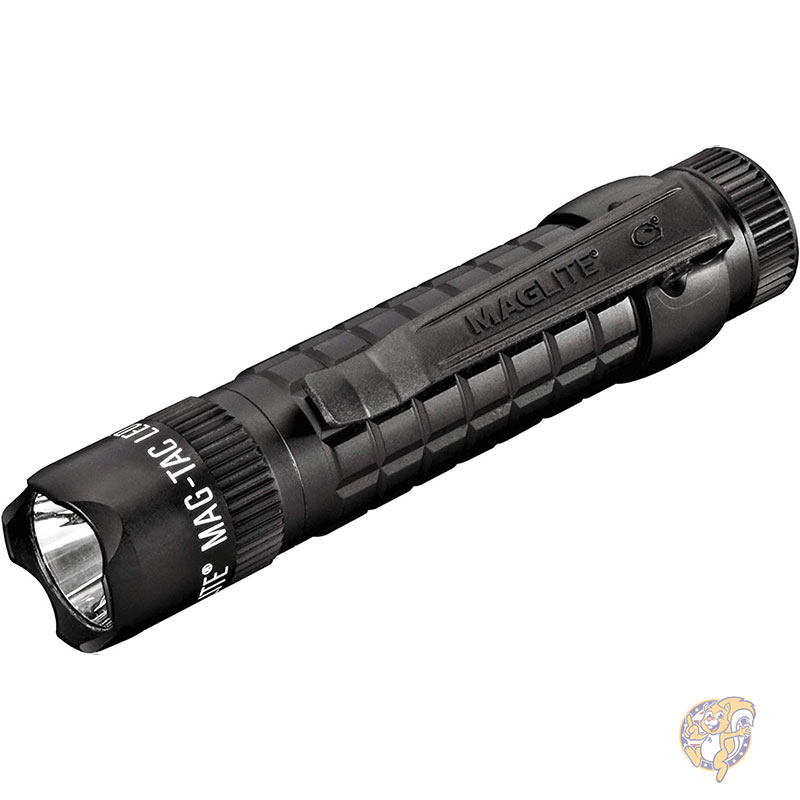 懐中電灯 Mag-Tac LED 2セル CR123 手持ち懐中電灯 クラウンベゼル マットブラック 防災 災害 マグライト MagLite