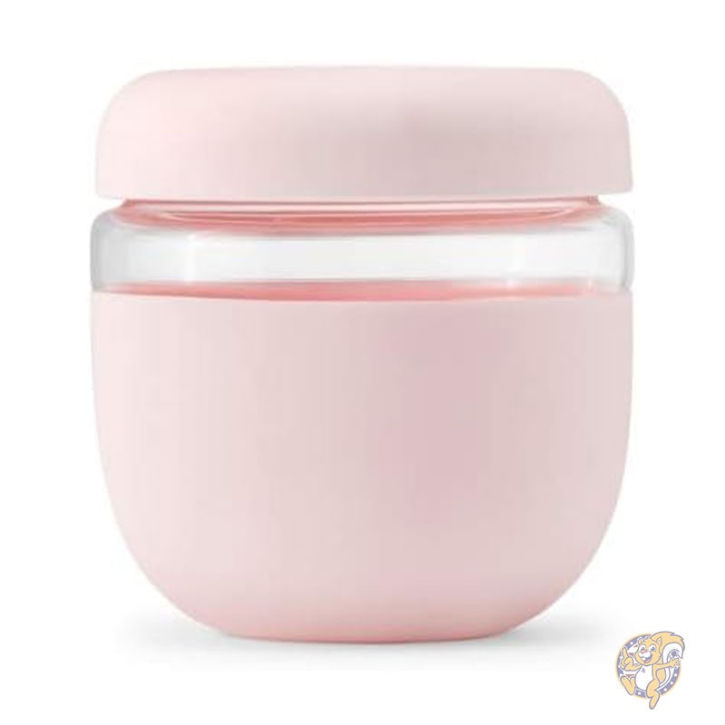 ランチボックス お弁当箱 ポーター シールタイト ガラス ランチボウル コンテナ 蓋付き ブラッシュ 24オンス 709ml 漏れ防止&こぼれ防止 スープ&シチュー 食品保存 食事準備 密閉 電子レンジ&食器洗い機対応 BPAフリー ガラス W&P