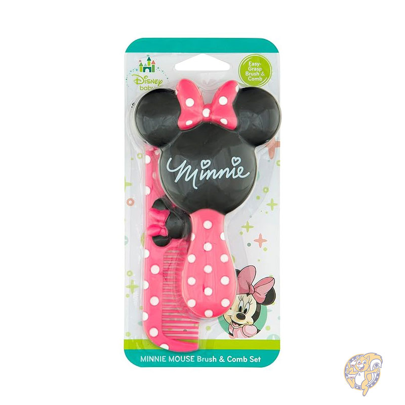 ディズニー Disney ベビー ミニー ヘアブラシ コームセット ヘアケア くし
