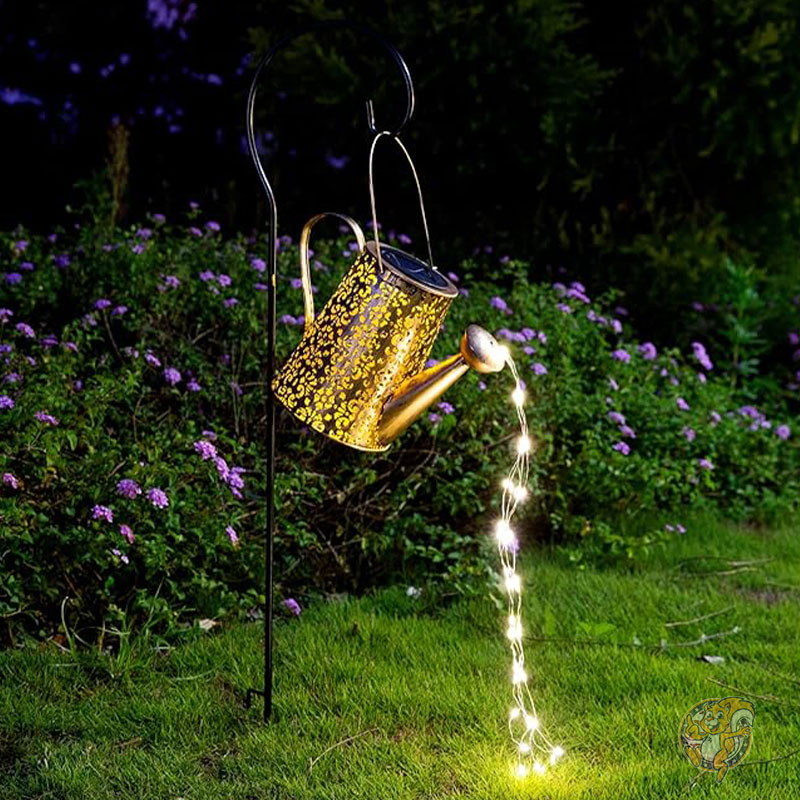 ソーラーライト 屋外ガーデン装飾 大型 吊り下げ式 防水 じょうろ 景観ライト 屋外装飾 庭 玄関ポーチ パティオ 裏庭 ガーデニング 誕生日プレゼント JIAJIAMEI ジャジャメイ