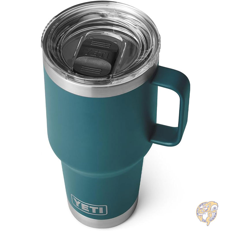 YETI イエティー ランブラー タンブラー 30オンス 887ml トラベルマグ ステンレススチール 真空断熱 ストロングホールド蓋付き アガベティール