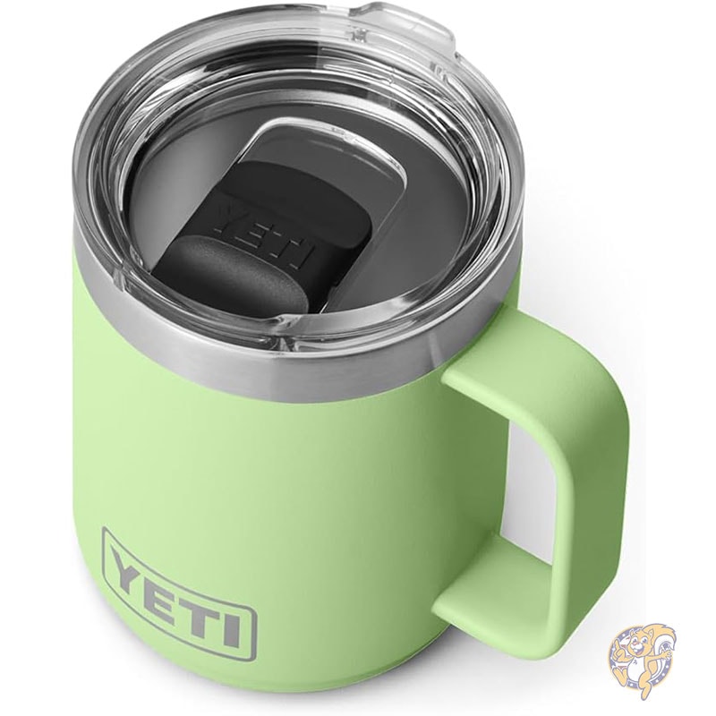YETI イエティー ランブラー マグカップ タンブラー スタッキングマグ 10オンス 295ml 真空断熱 ステンレススチール マグスライダー蓋付き キーライム