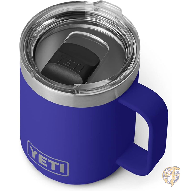 YETI イエティー ランブラー マグカップ タンブラー スタッキングマグ 10オンス 295ml 真空断熱 ステンレススチール マグスライダー蓋付き オフショアブルー