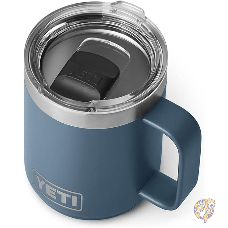 YETI イエティー ランブラー マグカップ タンブラー スタッキングマグ 10オンス 295ml 真空断熱 ステンレススチール マグスライダー蓋付き ノルディックブルー