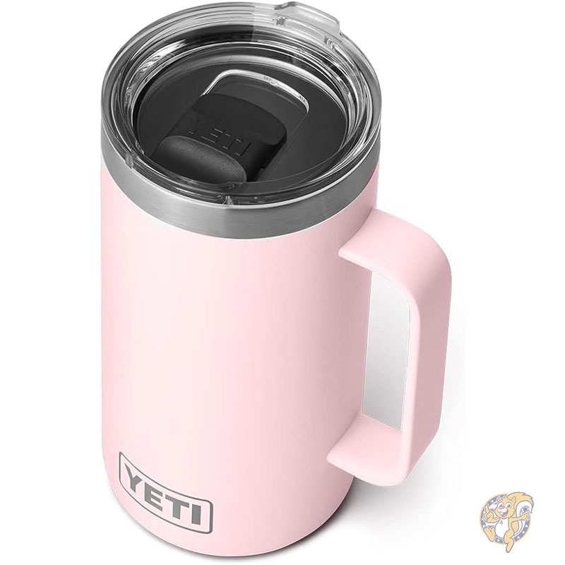 YETI イエティー ランブラー タンブラー マグ 24オンス 709ml 真空断熱 ステンレススチール マグスライダー蓋付き アイスピンク