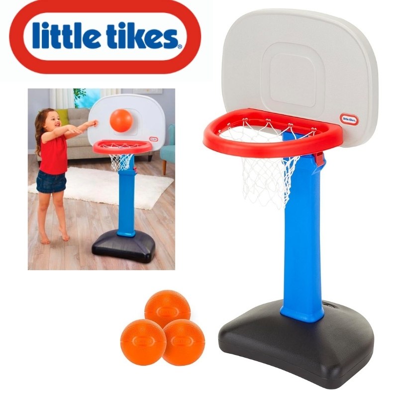 室内 バスケットボール 遊び Little Tike リトルタイクス ブルー お家遊び バスケ練習 バスケ遊び 家庭用 バスケセット