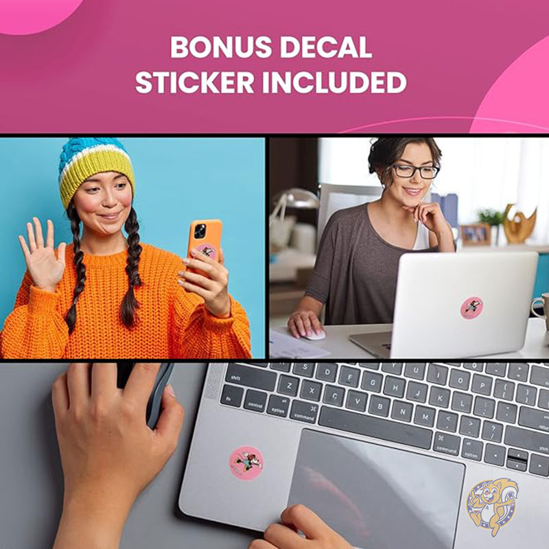 ディズニー Disney ミニーマウス 携帯電話スタンド ボーナスステッカー付き 自宅/オフィス用 携帯電話ホルダー Android/iPhone対応 ユニバーサルデスク電話スタンド スマホスタンド