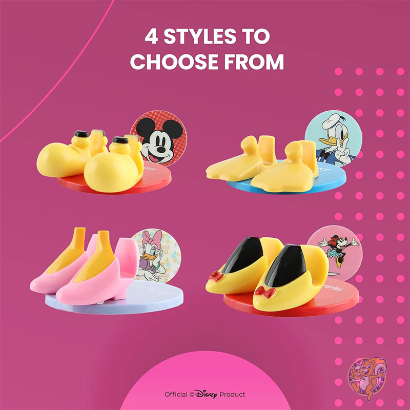 ディズニー Disney ミニーマウス 携帯電話スタンド ボーナスステッカー付き 自宅/オフィス用 携帯電話ホルダー Android/iPhone対応 ユニバーサルデスク電話スタンド スマホスタンド