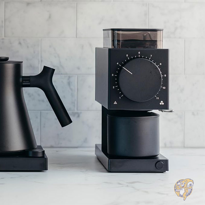 電動コーヒーグラインダー Gen 2 Ode ブリューグラインダー ドリップ フレンチプレス コールドブリュー用の 31段階設定付きバー 電動コーヒー豆グラインダー 小型 マットブラック Fellow フェロー