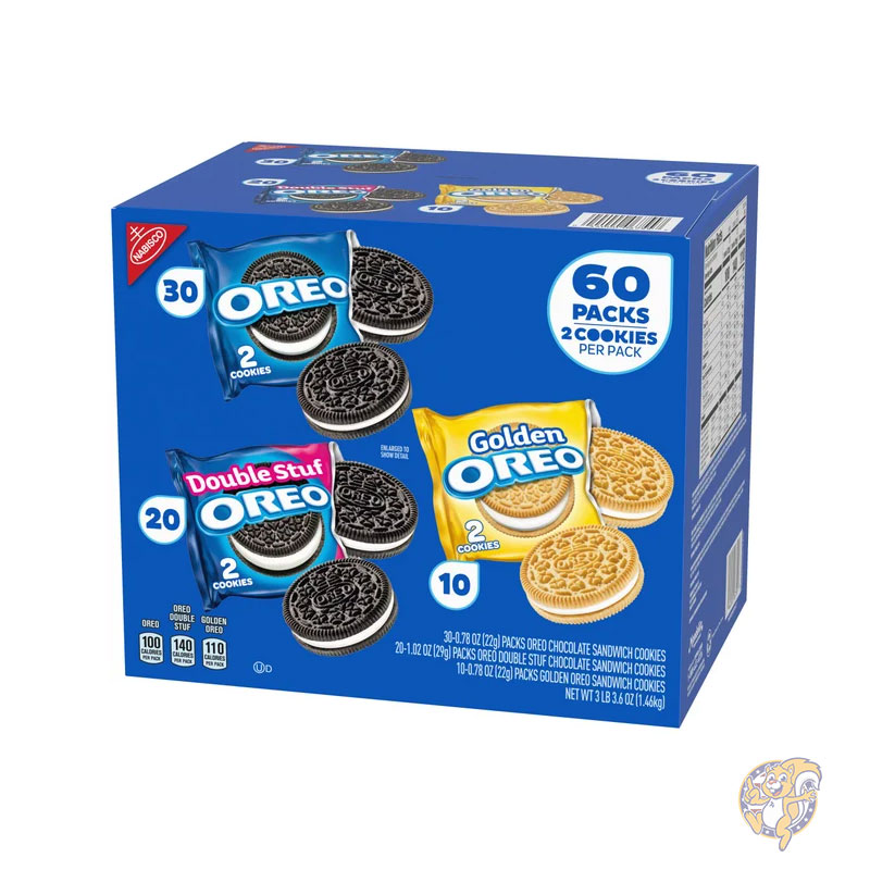 オレオ Oreo クッキー バラエティパック 60枚入り お菓子  個包装 小袋 小分け まとめ買い 大量 業務用