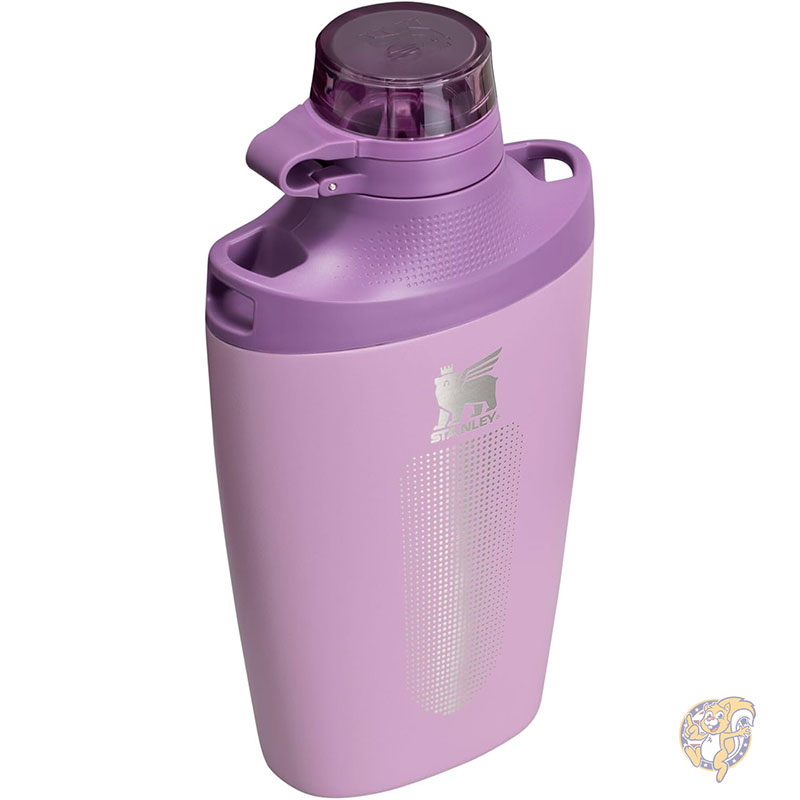 Stanley スタンレー クロス ボトル 水筒 ジャカード ストラップ付き 23オンス 680ml トラベル ボトル 取り外し可能なストロー付き漏れ防止トライタン蓋 リサイクル ステンレス スチール 二重壁真空断熱