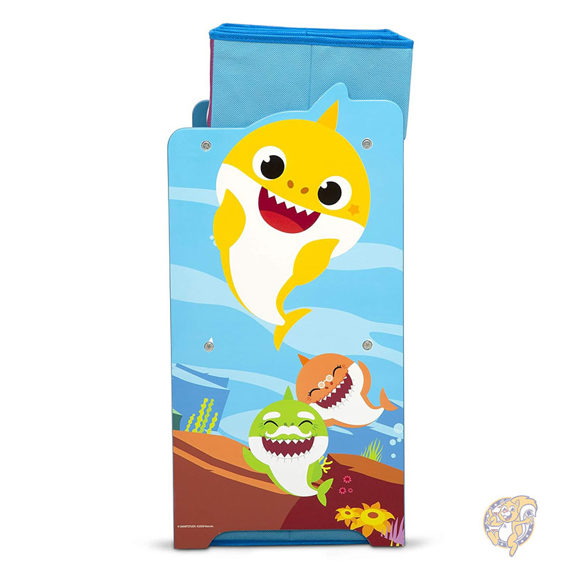 ベビーシャーク おもちゃ箱 お片づけ ベビーシャークデザイン＆ストア 6ビン おもちゃ収納オーガナイザー Delta Children デルタチルドレン