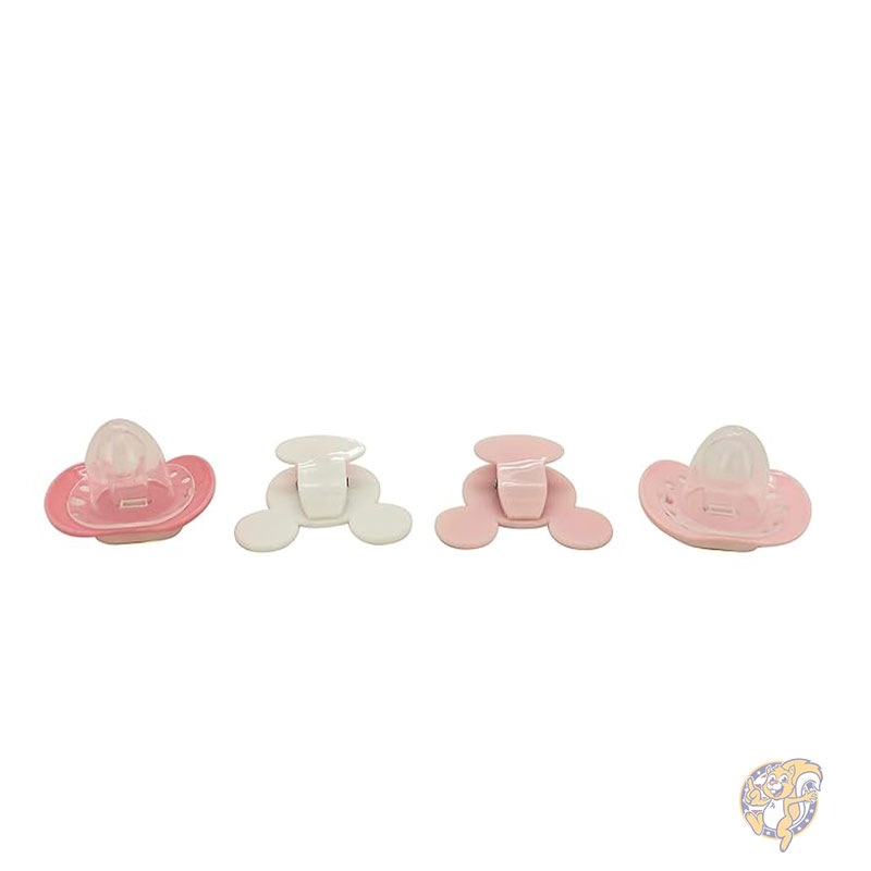 ディズニー Disney カドリー ミニーマウス ベビーガールズ おしゃぶり 2個 & クリップ 2個 シュガー&スパイスプリント 4個パック