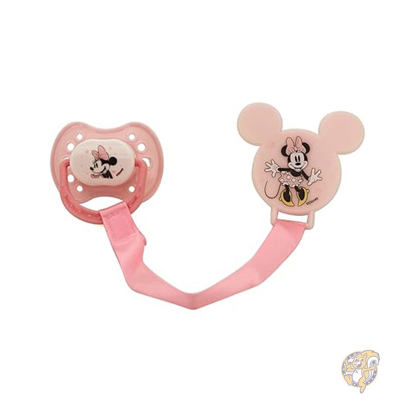 ディズニー Disney カドリー ミニーマウス ベビーガールズ おしゃぶり 2個 & クリップ 2個 シュガー&スパイスプリント 4個パック