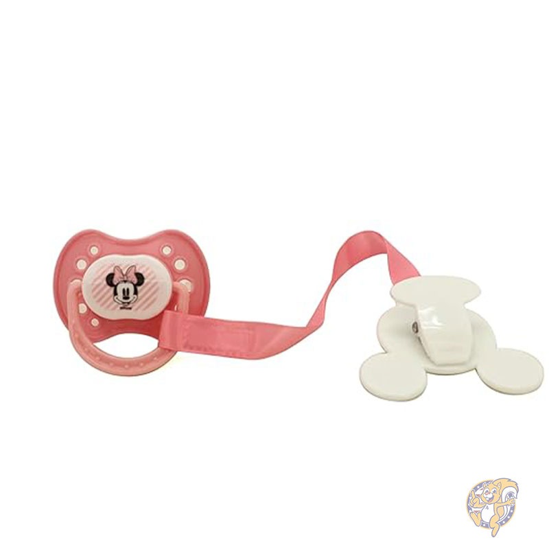 ディズニー Disney カドリー ミニーマウス ベビーガールズ おしゃぶり 2個 & クリップ 2個 シュガー&スパイスプリント 4個パック