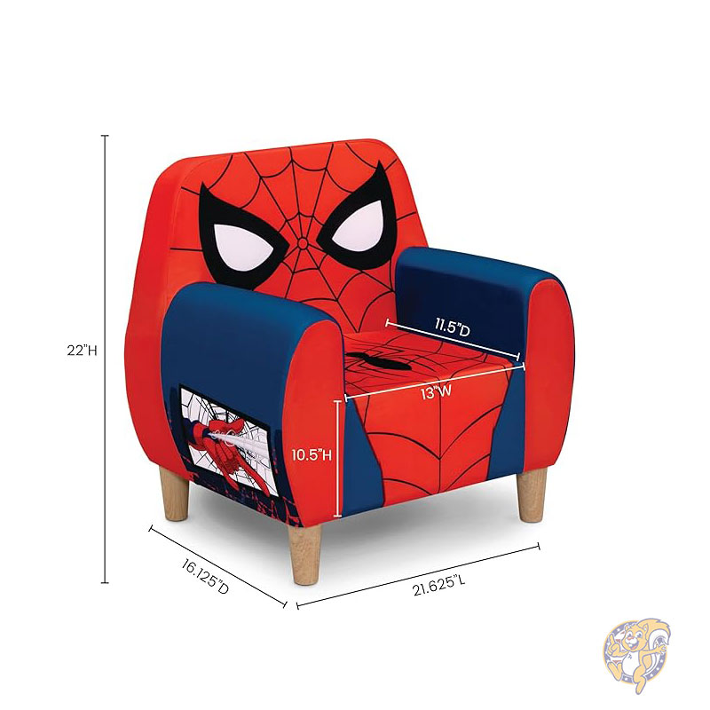 マーベル スパイダーマン フォームチェア 子供用椅子 キッズチェア レッド Delta Children デルタチルドレン