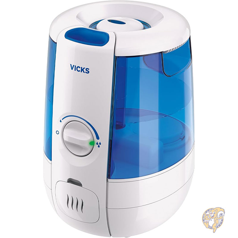 加湿器 CoolRelief クールミス加湿器 小型から中型の部屋用気化器 赤ちゃん 子供 大人用 4.5L Vicks ヴィックス