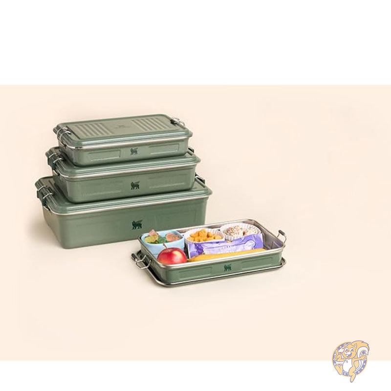 Stanley スタンレー クラシック ザ レジェンダリー ユーズフルボックス 蓋付き収納ボックス 1.25QT 1.18L ハンマートーン グリーン