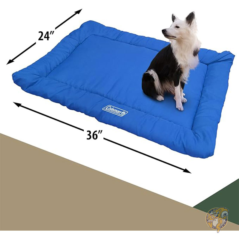 大型犬用ベッド 旅行用 ロールアップ 折りたたみ 収納可能 ペットマット 旅行用ベッド コールマン Coleman