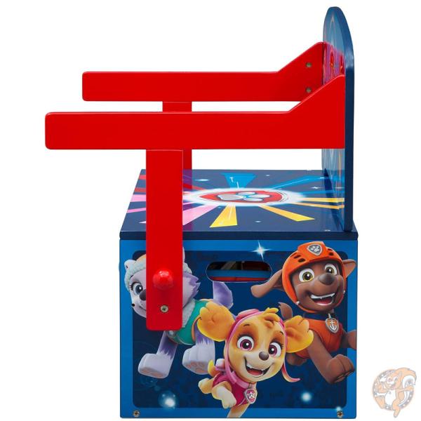 デルタチルドレン Delta Children 子供用 収納付き ベンチ パウパトロール ベンチチェスト テーブルに早変わり 机 椅子 家具 テーブル